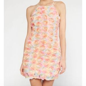Entro Run for the Roses Floral Dress sz S